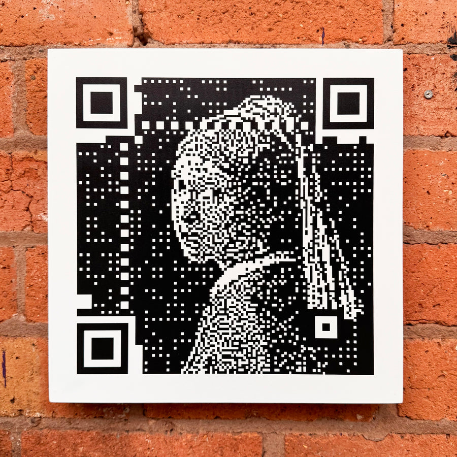 Girl with a Pearl Earring QR Painting