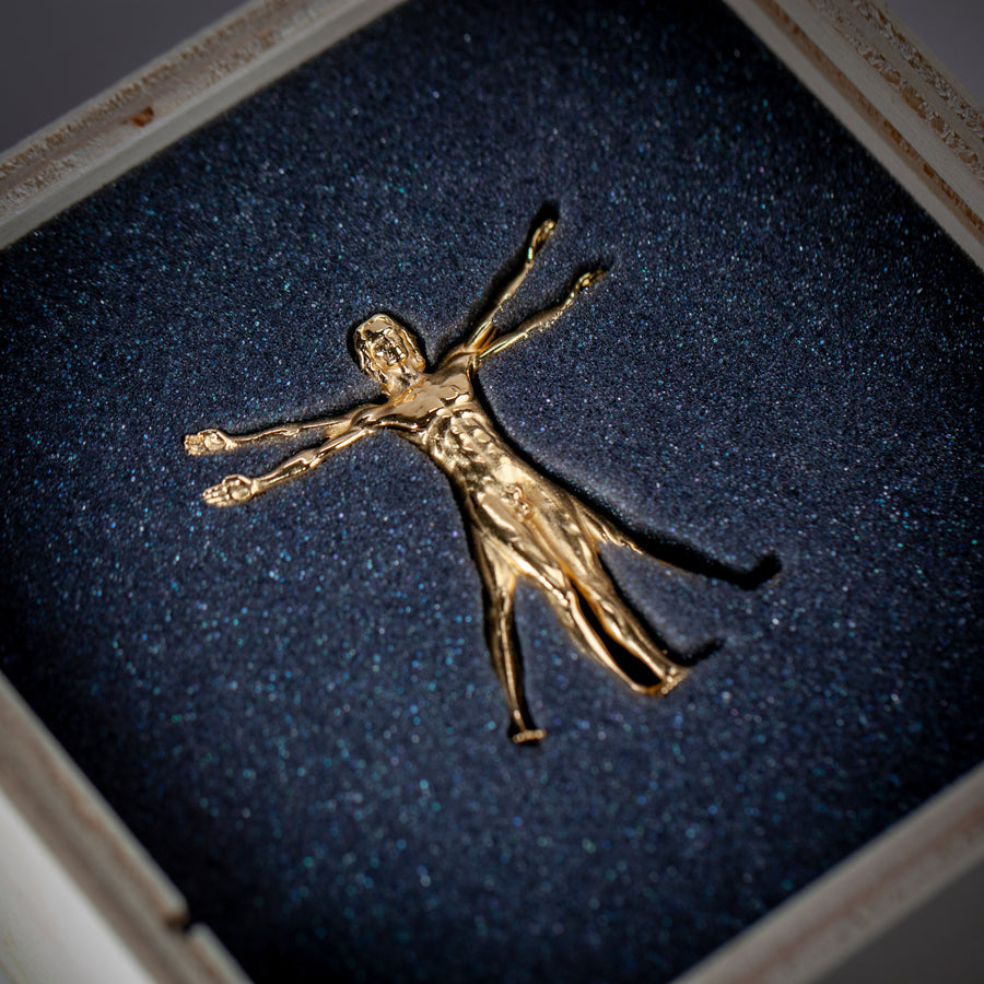 Vitruvian Man (Gold)