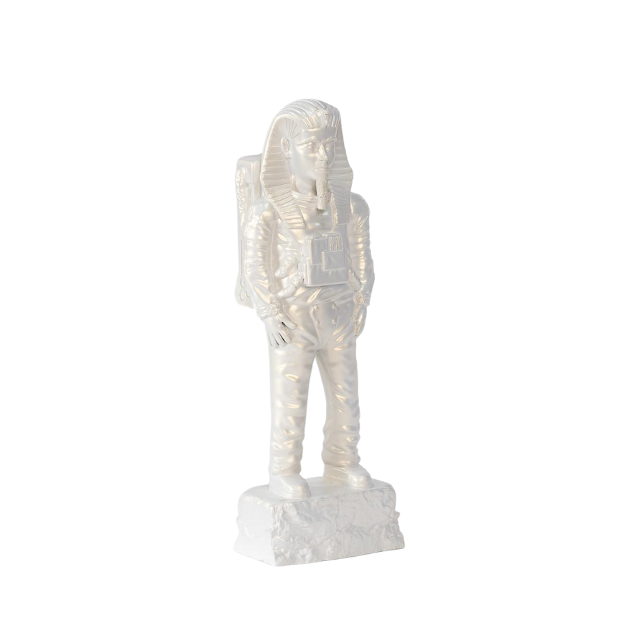 XL Ancient Astronaut Tutankhamun (Pearl White)