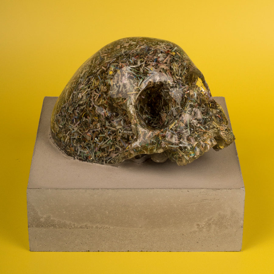 Concrete Death + Taxes (Skull)