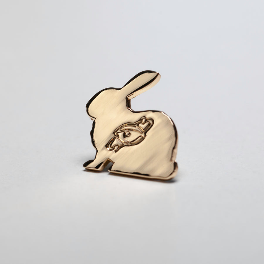 Lucky Rabbit Badge