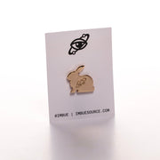 Lucky Rabbit Badge