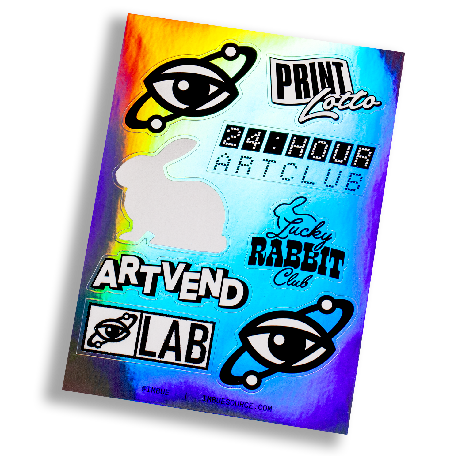Imbue Holographic Sticker Sheet