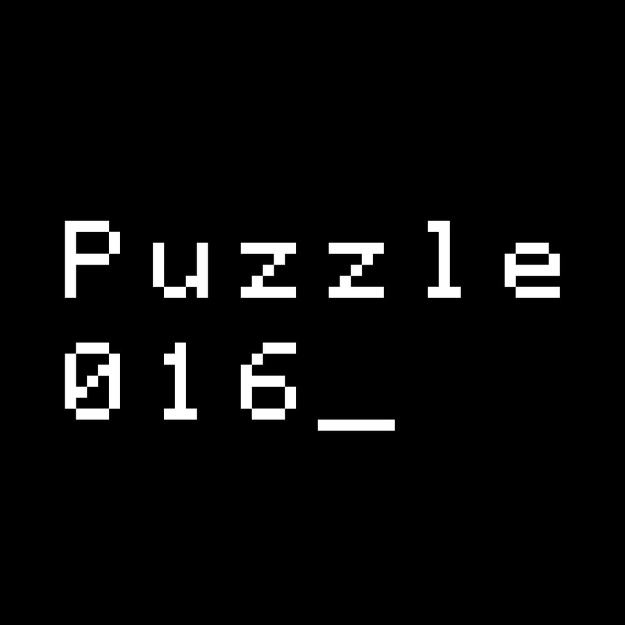 Puzzle - 016